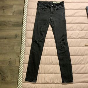 All saints mast ripped jeans sz 26